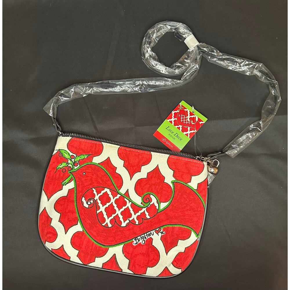 Brighton "Love Dove" Pouch Crossbody Bag NWT